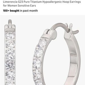 Silver Hoop Earrings for Women